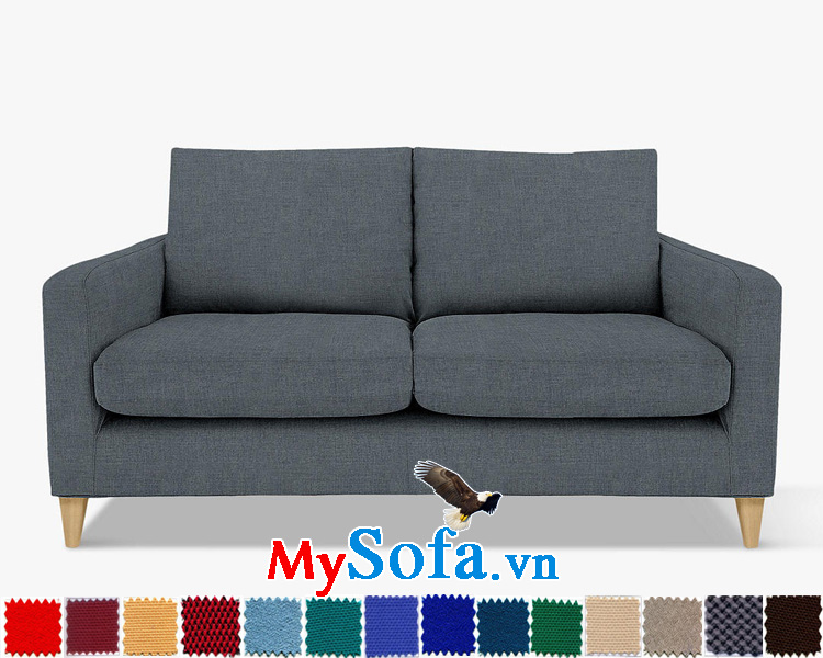Ghế sofa nỉ dạng văng đẹp cho phòng khách hiện đại