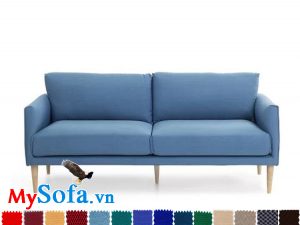 Ghế sofa nỉ dạng văng 2 chỗ đẹp cho phòng khách hiện đại và trẻ trung