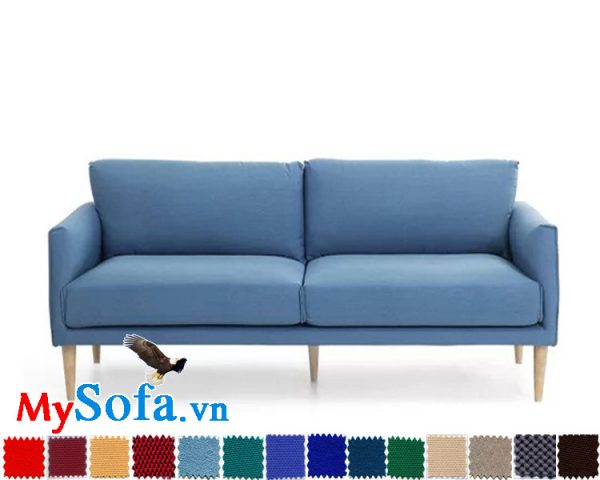 Ghế sofa nỉ dạng văng 2 chỗ đẹp cho phòng khách hiện đại và trẻ trung