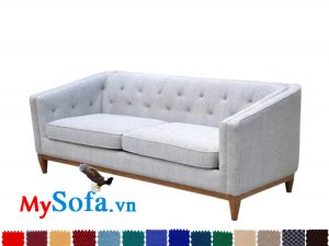 Ghế sofa nỉ dạng văng đẹp cho phòng nhỏ hẹp