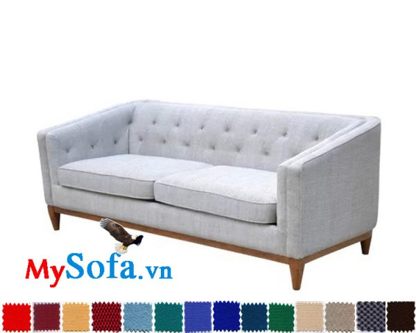 Ghế sofa nỉ dạng văng đẹp cho phòng nhỏ hẹp