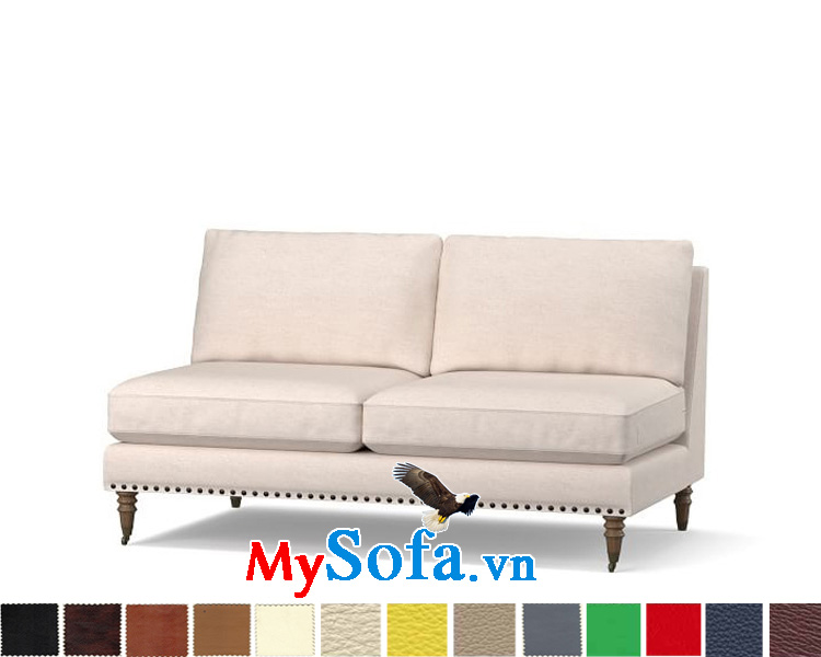 Ghế sofa nỉ dạng văng đẹp thiết kế hiện đại