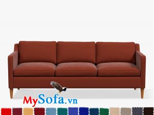Ghế sofa văng đẹp màu mận sang trọng cho phòng khách