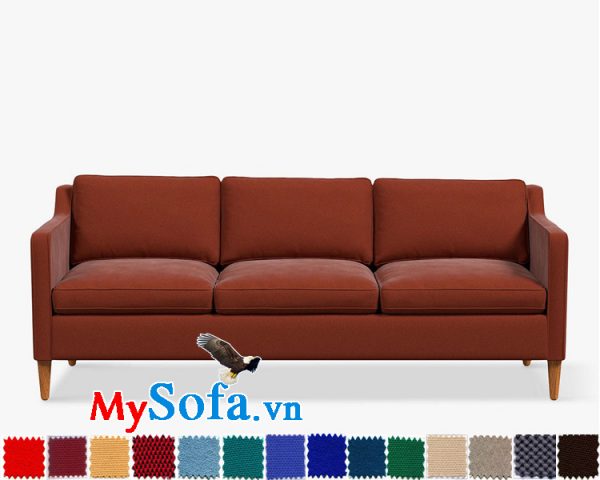 Ghế sofa văng đẹp màu mận sang trọng cho phòng khách