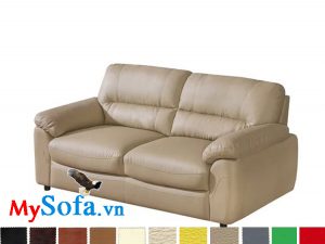Ghế sofa văng bọc da hiện đại cho phòng khách đẹp