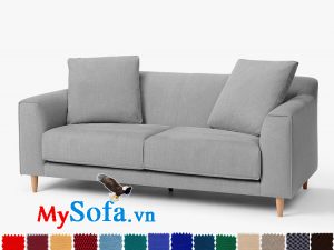 Ghế sofa giá rẻ văng bọc nỉ đẹp, hiện đại và trẻ trung