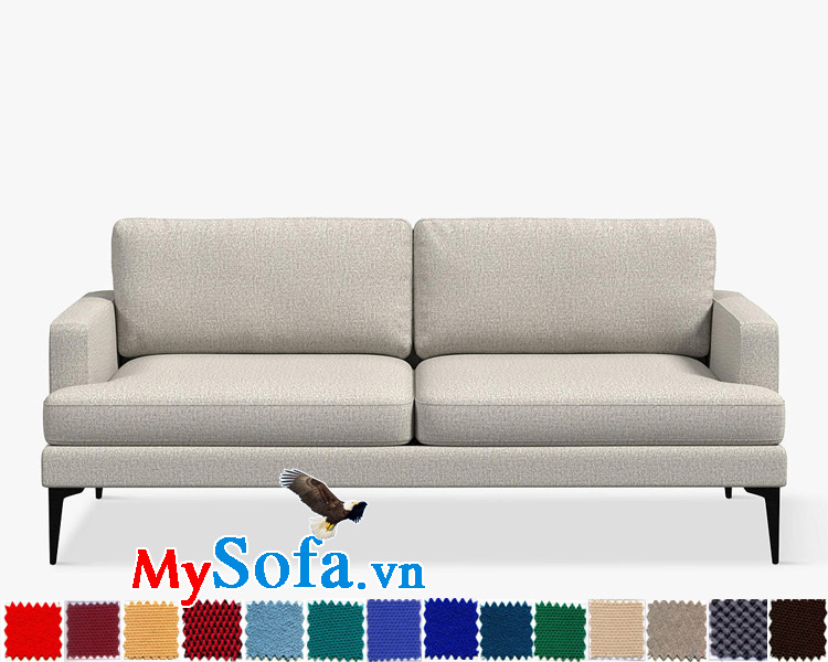 Ghế sofa văng chất nỉ đẹp cho phòng khách hiện đại