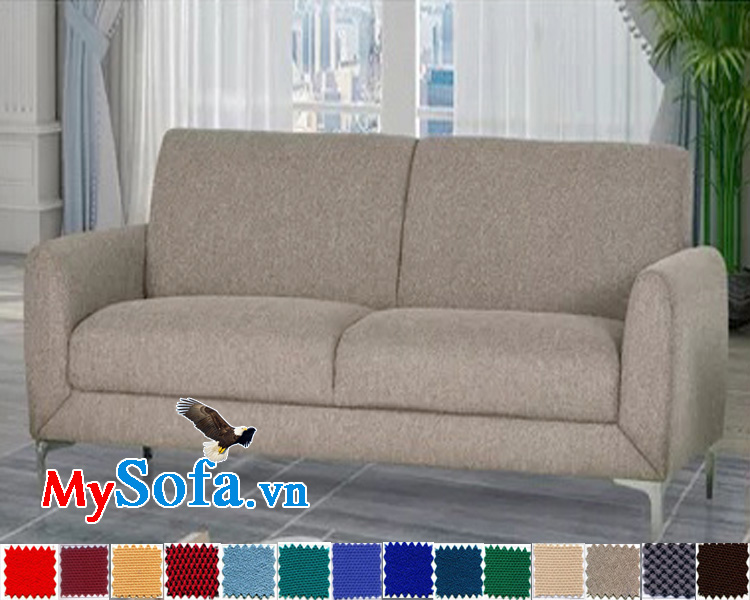Ghế sofa văng chất nỉ đẹp thiết kế hiện đại trẻ trung