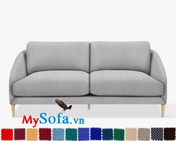 Ghế sofa văng chất nỉ hiện đại và trẻ trung