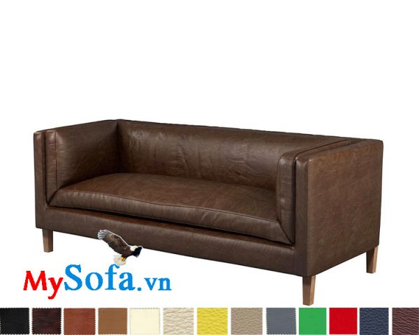 Ghế sofa văng dài chất da hiện đại và sang trọng