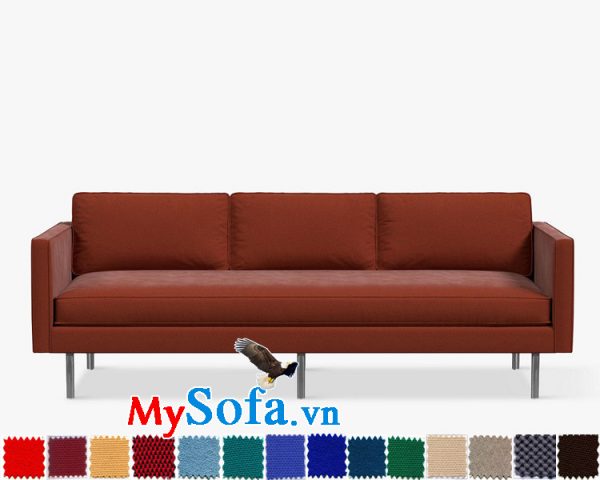 Ghế sofa văng đẹp màu đỏ sang trọng và quý phái