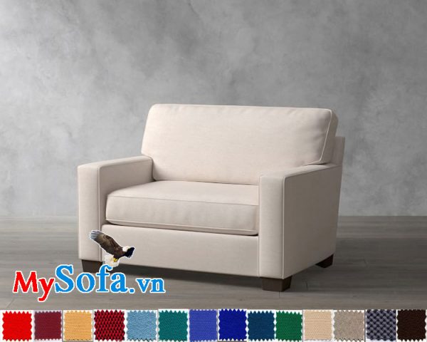 Ghế sofa văng đơn chất da đẹp cho phòng nhỏ xinh