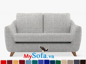 Ghế sofa văng bọc vải nỉ hiện đại và trẻ trung