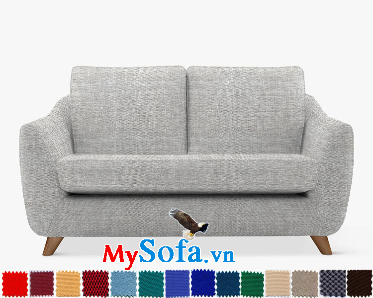 Ghế sofa văng bọc vải nỉ hiện đại và trẻ trung