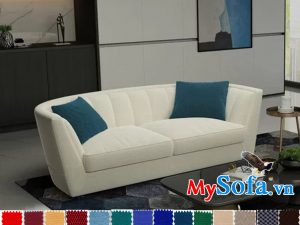 Ghế sofa nỉ dạng văng đẹp hiện đại sang trọng