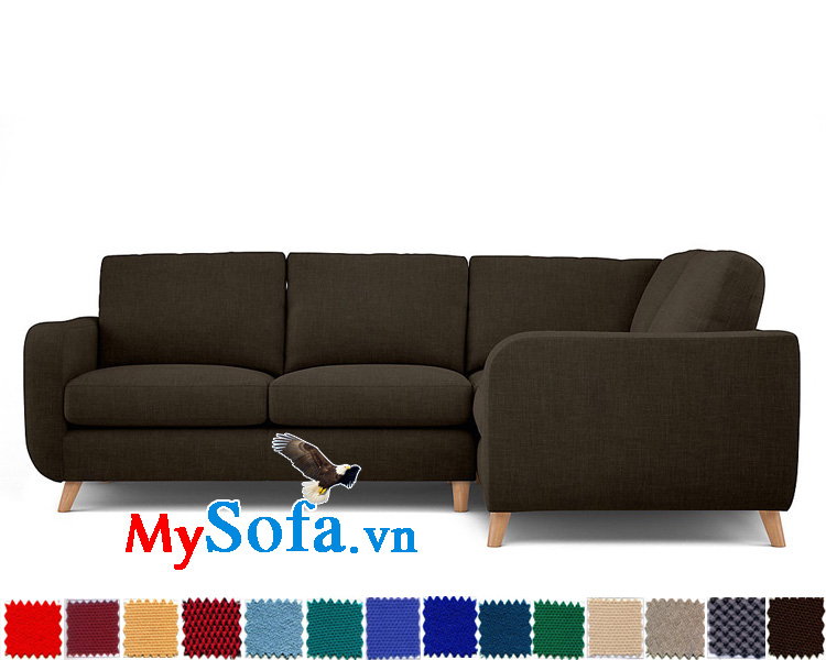 sofa góc chất liệu vải nỉ hiện đại mys 0619224 mang đến vẻ đẹp sang trọng