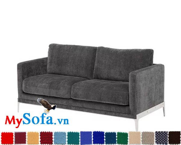 sofa phòng khách chất liệu nỉ nhung giá cực rẻ mys 0619301 với thiết kế hiện đại