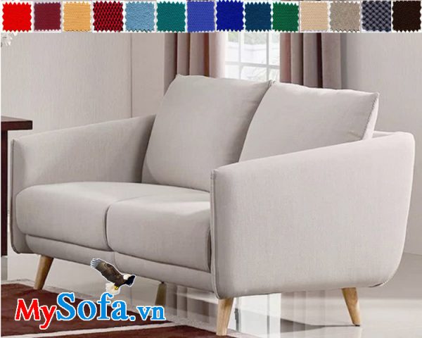 sofa phòng ngủ chất liệu vải cực êm ái mys 0619270 với thiết kế mảnh mai