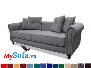 sofa vải mềm mại tân cổ điển mys 0619326 màu sắc thanh lịch