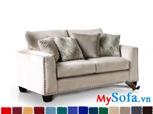 sofa vải nỉ cho phòng khách chung cư hiện đại mys 0619304 sở hữu màu sắc trang nhã