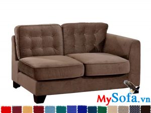 sofa văng 2 chỗ ngồi chất nỉ nhung cực êm ái mys 0619345