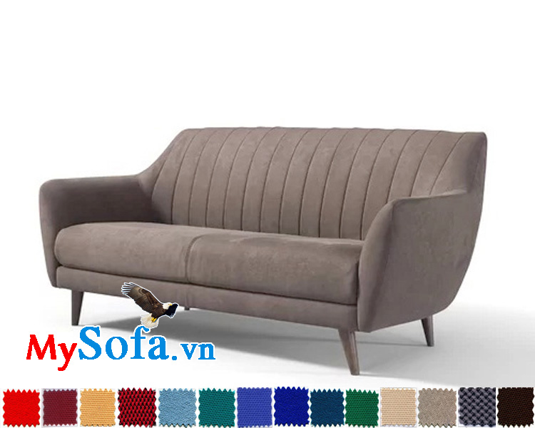 MyS 0619293 mẫu sofa văng nỉ nhung cho phòng khách hiện đại