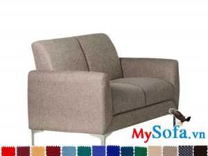 mẫu sofa văng 2 chỗ ngồi nhỏ gọn và đẹp mắt MyS 0619336 sở hữu lớp vải màu sắc tinh tế