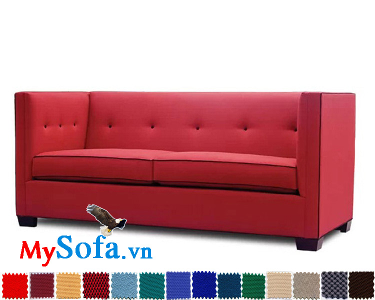 sofa đỏ trẻ trung mys 0619294 có thiết kế văng hiện đại, bắt mắt