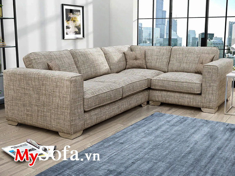 Sofa chung cư chất liệu nỉ vải