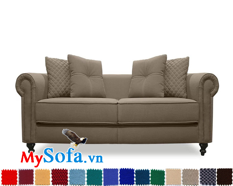 sofa văng kiểu dáng tân cổ điển mys 0619327 cho phòng khách đẹp