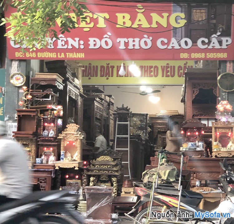 cửa hàng chuyên đồ thờ Việt Bằng 646 đường La Thành