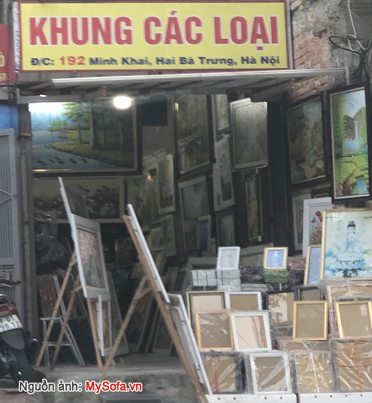 Cửa hàng khung tranh ảnh Thắng Hiền 192 Minh Khai