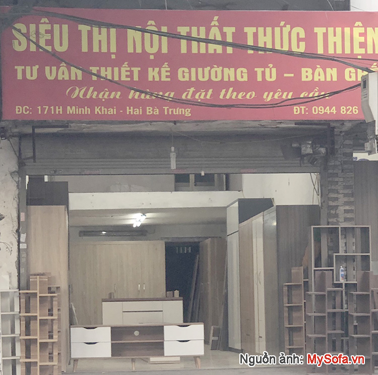 cửa hàng nội thất Đức Thiện 171H Minh Khai