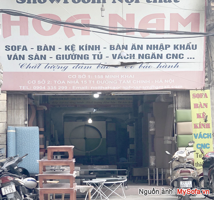 cửa hàng nội thất Hoa Nam 158 Minh Khai