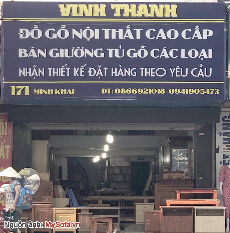 Cửa hàng đồ gỗ nội thất Vinh Thanh 171 Minh Khai