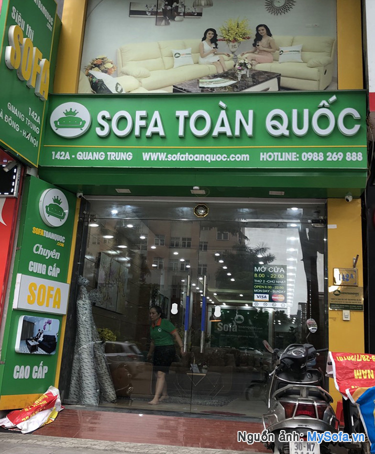 cửa hàng Sofa Toàn Quốc số 142A Quang Trung - Hà Đông