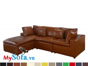 Mẫu sofa da cho phòng khách hiện đại MyS-1910752