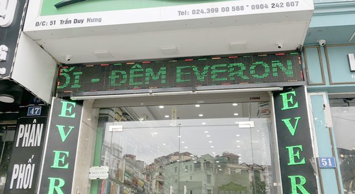 cửa hàng chăn ga gối nệm Everon 51 Trần Duy Hưng