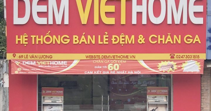 cửa hàng chăn gối nệm Dem Viethome 69 Lê Văn Lương