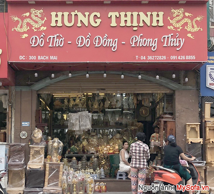 cửa hàng chuyên đồ thờ phong thủy Hưng Thịnh 300 Bạch Mai