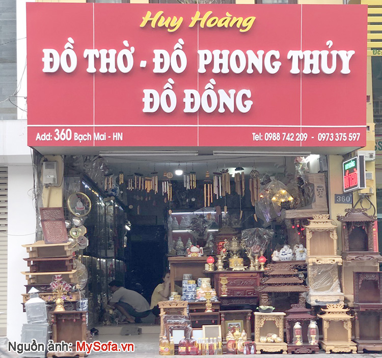 cửa hàng chuyên đồ thờ Huy Hoàng 360 Bạch Mai