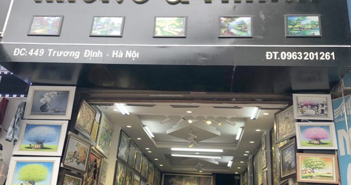 cửa hàng tranh Minh huy 449 Trương Định