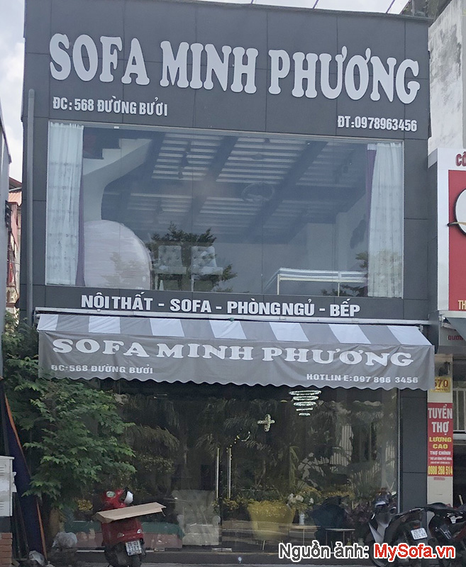 cửa hàng sofa Minh Phương 568 đường Bưởi