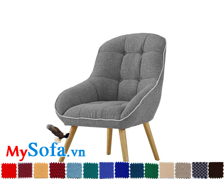 Ghế sofa đơn bọc nỉ nhỏ gọn, xinh xắn MyS-1910795