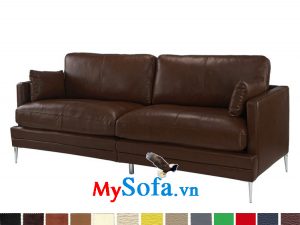 Mẫu ghế sofa đôi bọc da cao cấp giá rẻ MyS-1910701