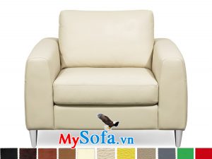 ghế sofa đơn với chân inox cực sang MyS-1910857