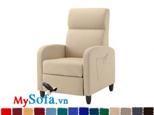 Ghế sô pha đơn màu kem sang trọng MyS-1910814