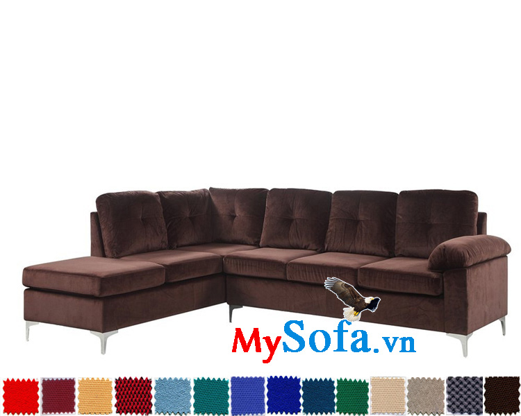 Ghế sofa nỉ dạng góc đẹp giá rẻ MyS-1910777