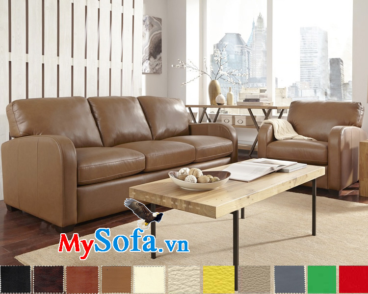 Ghế sofa văng đẹp chất liệu da MyS-1910864
