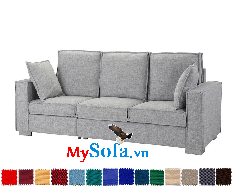 Ghế sofa văng nỉ cho phòng khách hiện đại